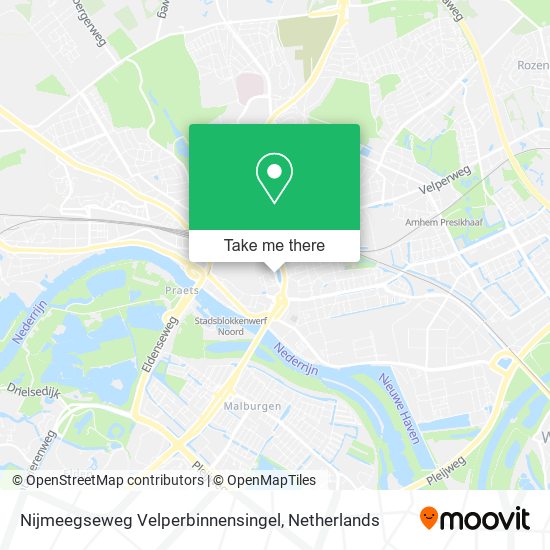 Nijmeegseweg Velperbinnensingel Karte