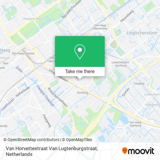 Van Horvettestraat Van Lugtenburgstraat map