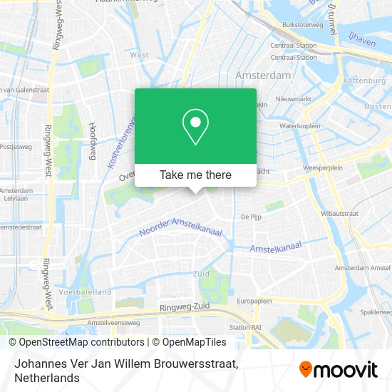 Johannes Ver Jan Willem Brouwersstraat map