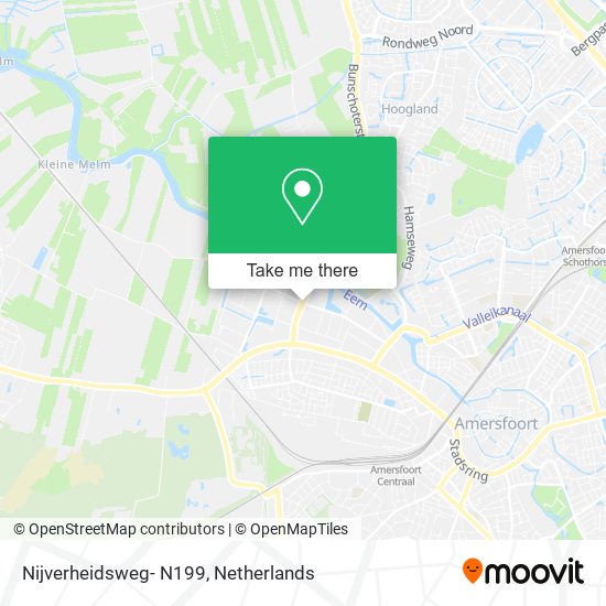 Nijverheidsweg- N199 map