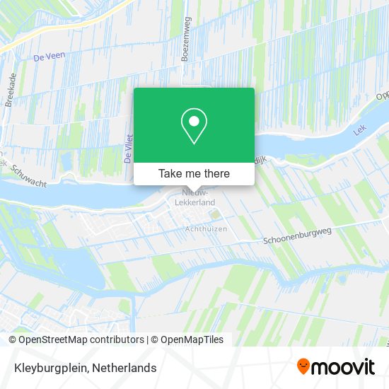 Kleyburgplein map