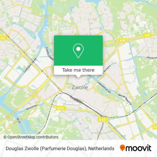 Douglas Zwolle (Parfumerie Douglas) map