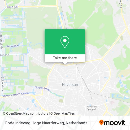 Godelindeweg Hoge Naarderweg map