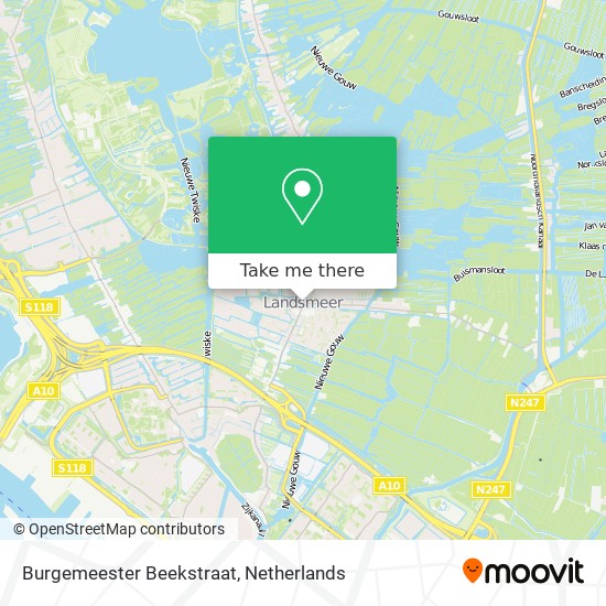 Burgemeester Beekstraat map