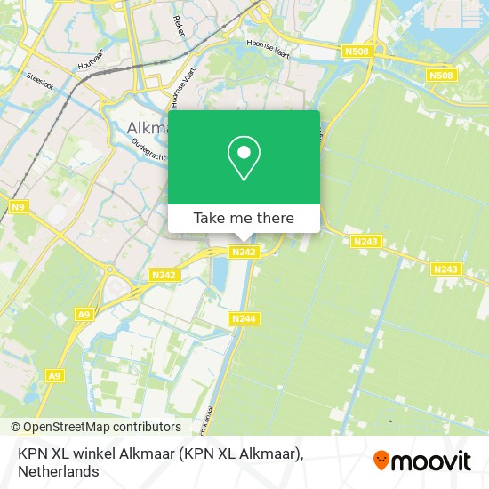 KPN XL winkel Alkmaar Karte