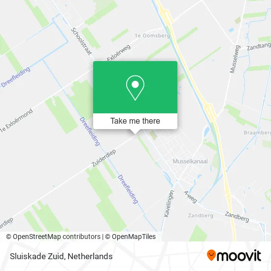 Sluiskade Zuid map