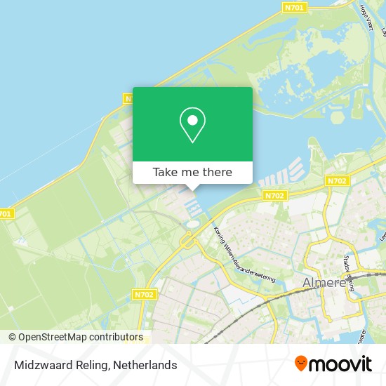 Midzwaard Reling map