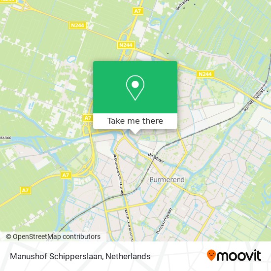 Manushof Schipperslaan map