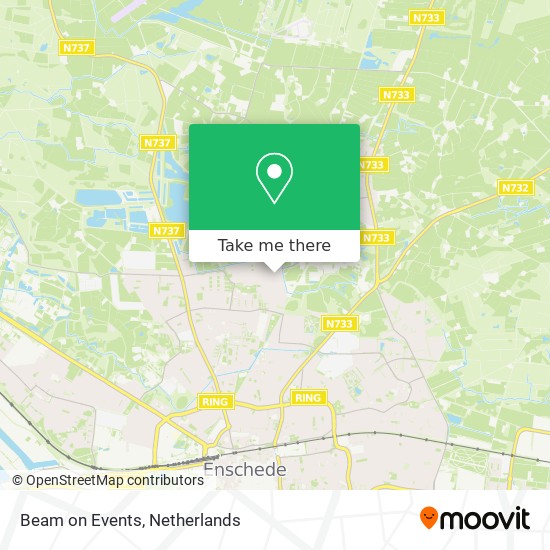 Beam on Events Karte