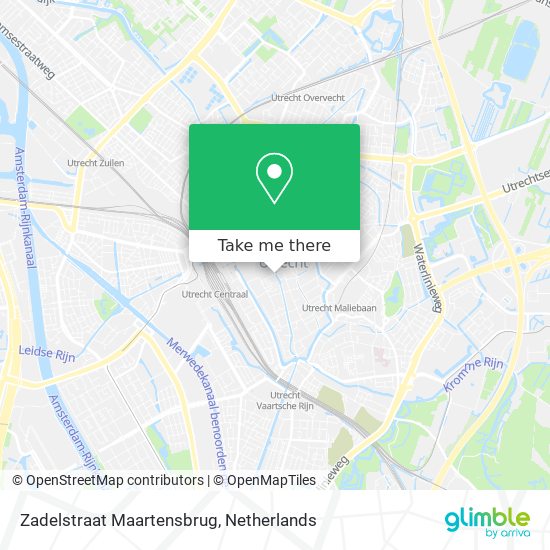 Zadelstraat Maartensbrug map