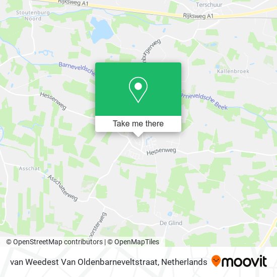 van Weedest Van Oldenbarneveltstraat map
