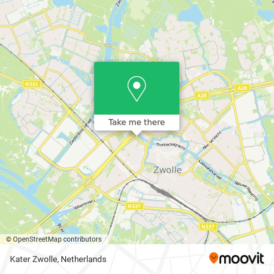 Kater Zwolle map