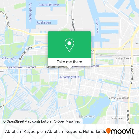 Abraham Kuyperplein Abraham Kuypers map