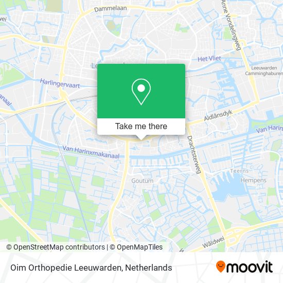 Oim Orthopedie Leeuwarden map