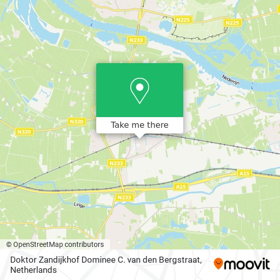 Doktor Zandijkhof Dominee C. van den Bergstraat map