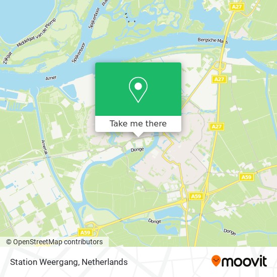 Station Weergang map