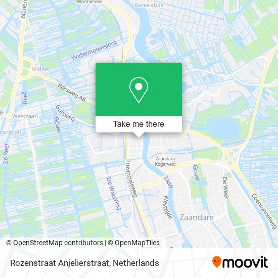 Rozenstraat Anjelierstraat map