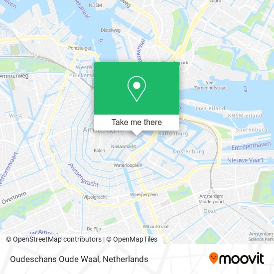 Oudeschans Oude Waal map