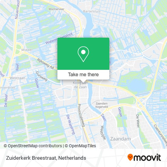 Zuiderkerk Breestraat map