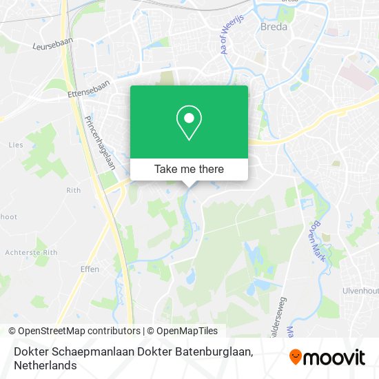 Dokter Schaepmanlaan Dokter Batenburglaan map