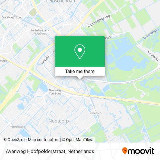 Avenweg Hoofpolderstraat Karte