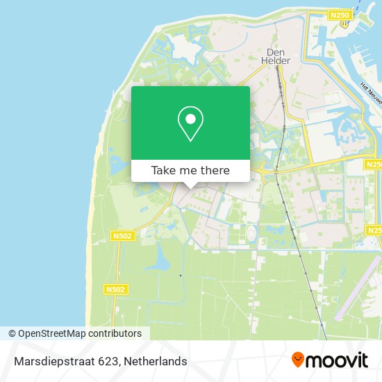 Marsdiepstraat 623 map