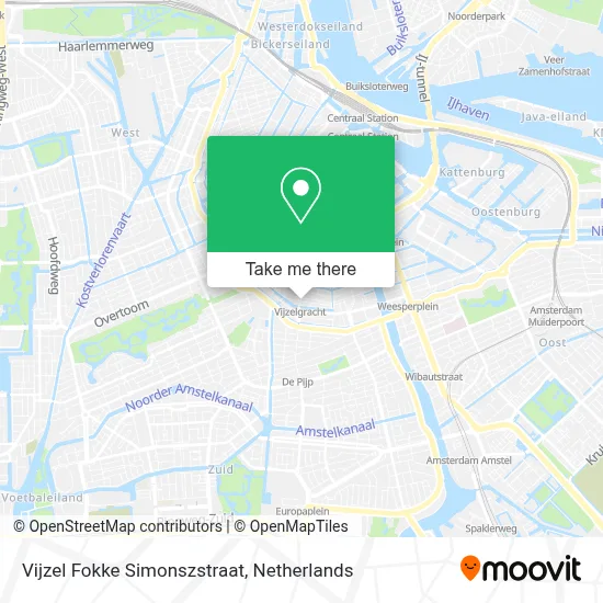 Vijzel Fokke Simonszstraat map