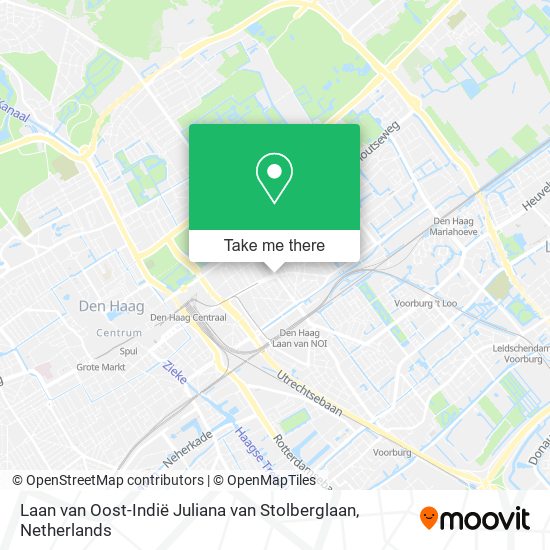 Laan van Oost-Indië Juliana van Stolberglaan map