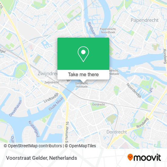 Voorstraat Gelder Karte