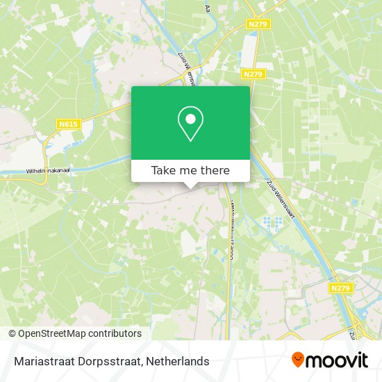 Mariastraat Dorpsstraat map