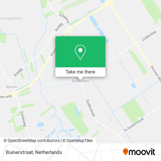 Buinerstraat map