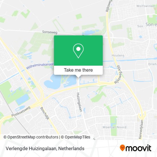 Verlengde Huizingalaan map