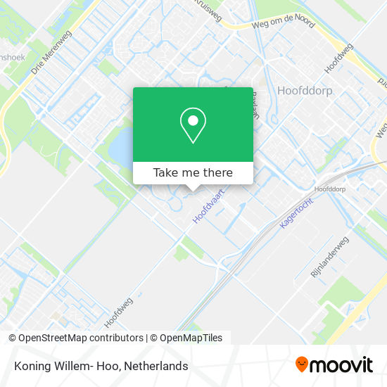 Koning Willem- Hoo map