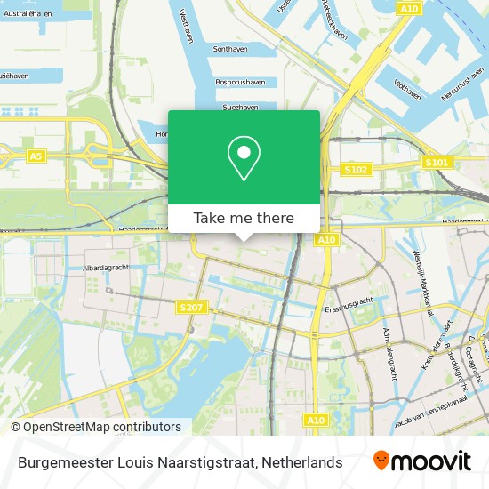 Burgemeester Louis Naarstigstraat map