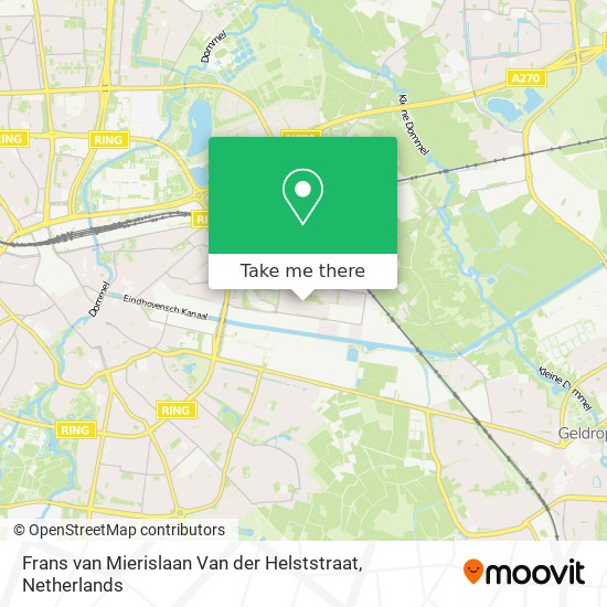 Frans van Mierislaan Van der Helststraat map