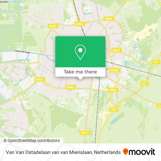 Van Van Ostadelaan van van Mierislaan map