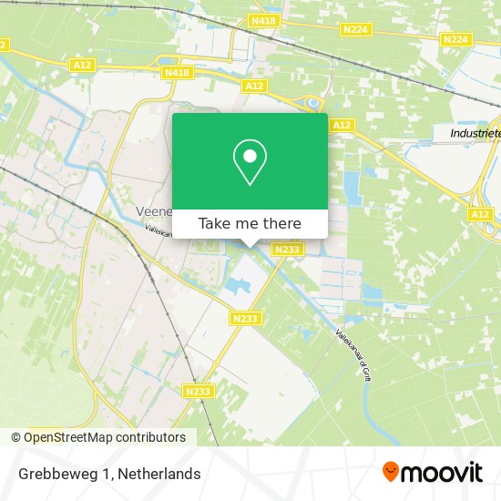 Grebbeweg 1 map