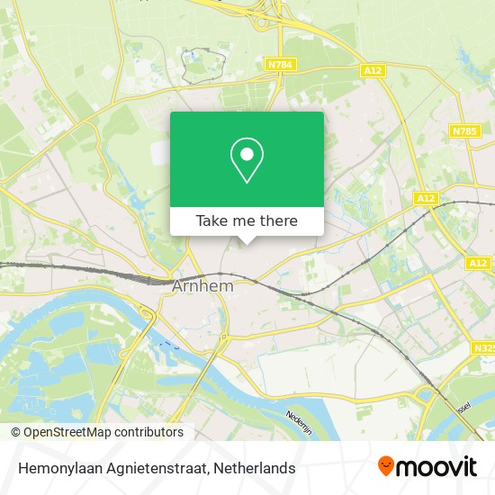 Hemonylaan Agnietenstraat map