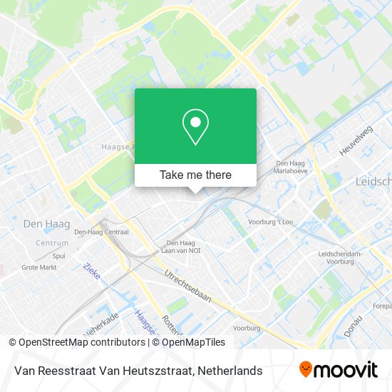 Van Reesstraat Van Heutszstraat map