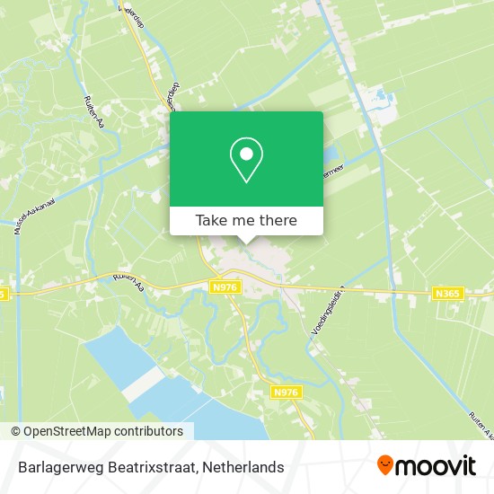 Barlagerweg Beatrixstraat map