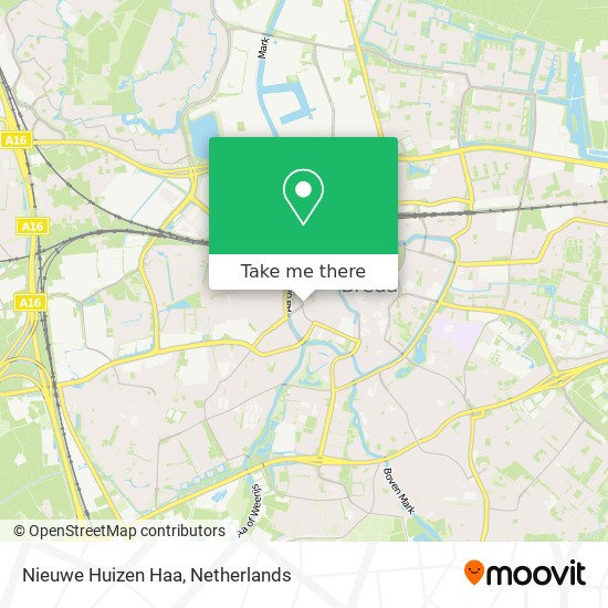 Nieuwe Huizen Haa map