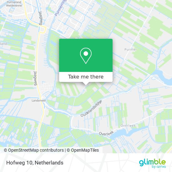 Hofweg 10 map