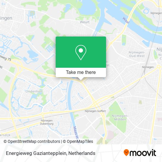 Energieweg Gaziantepplein map