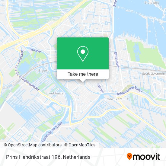 Prins Hendrikstraat 196 map