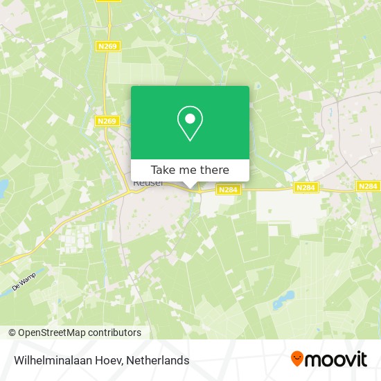 Wilhelminalaan Hoev map