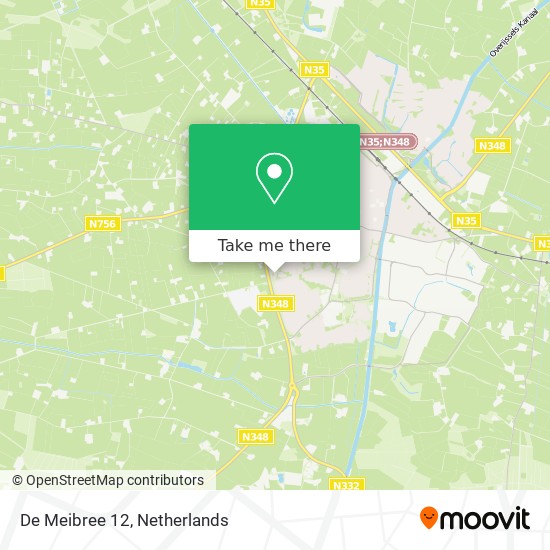 De Meibree 12 map