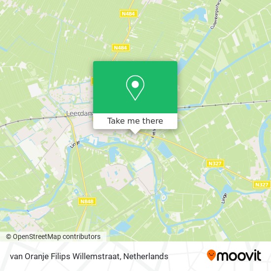 van Oranje Filips Willemstraat map