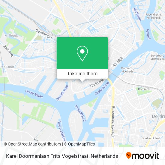 Karel Doormanlaan Frits Vogelstraat map