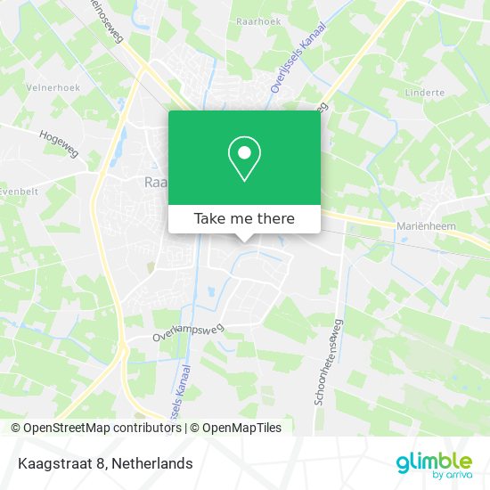 Kaagstraat 8 Karte