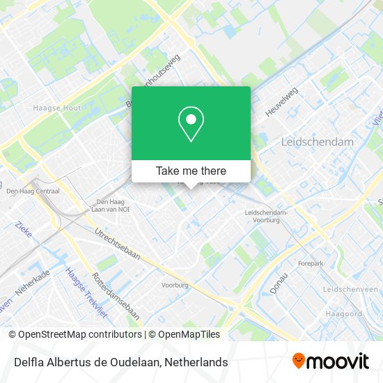Delfla Albertus de Oudelaan map
